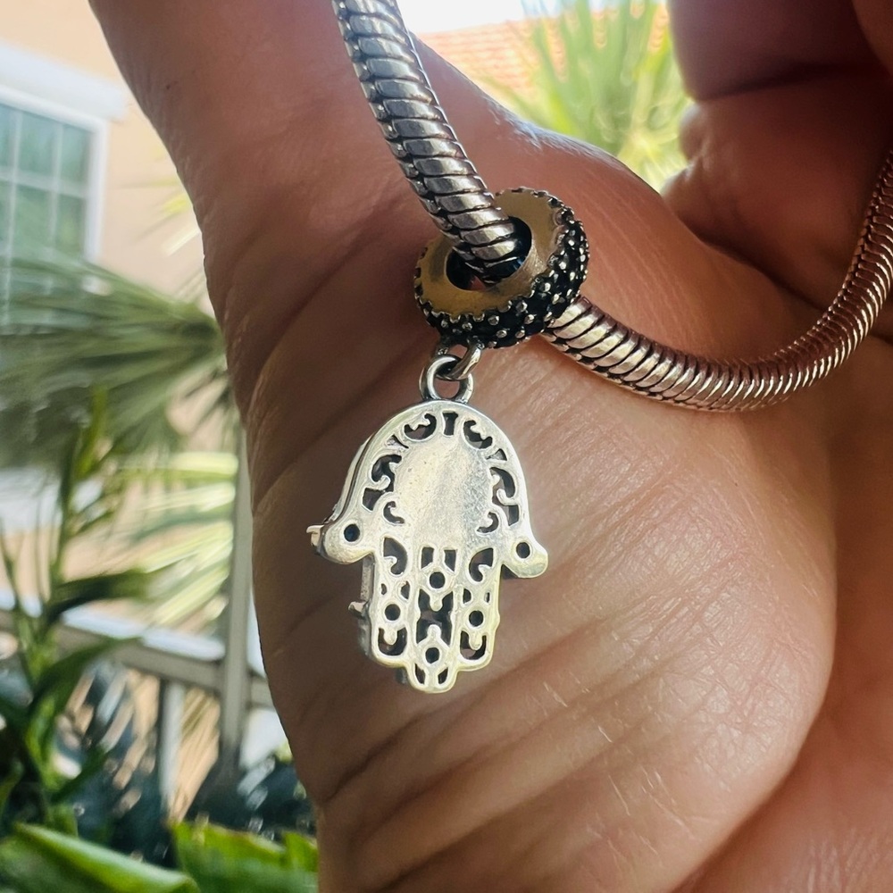 Dazzling Hamsa Dangle Charm (One) - image 5